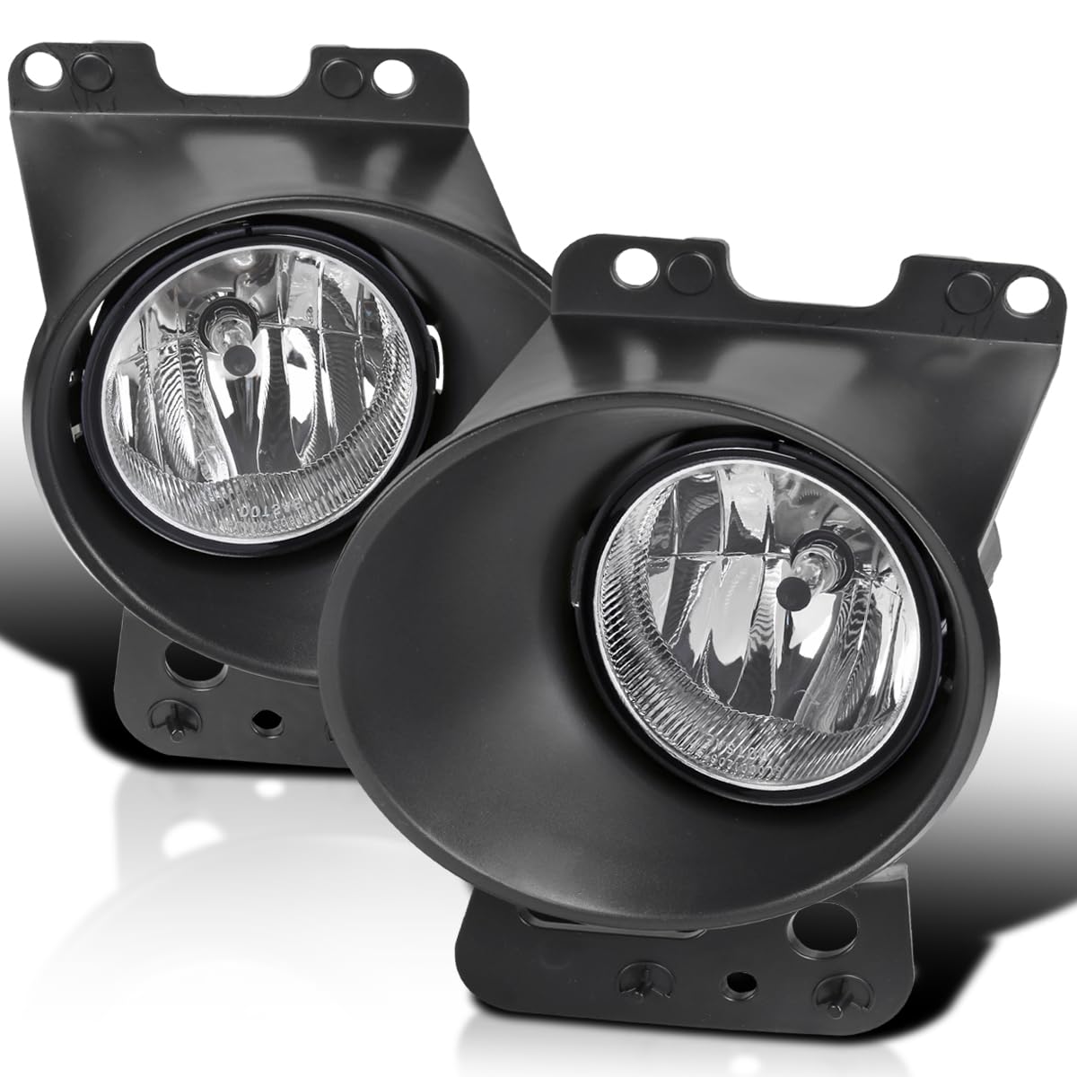 Fog Lights Spec-D Tuning Front Bumper Lamps w/Switch & Wiring Kit Compatible with Ford F150 Mark LT 2006-2008 L+R Pair Assembly
