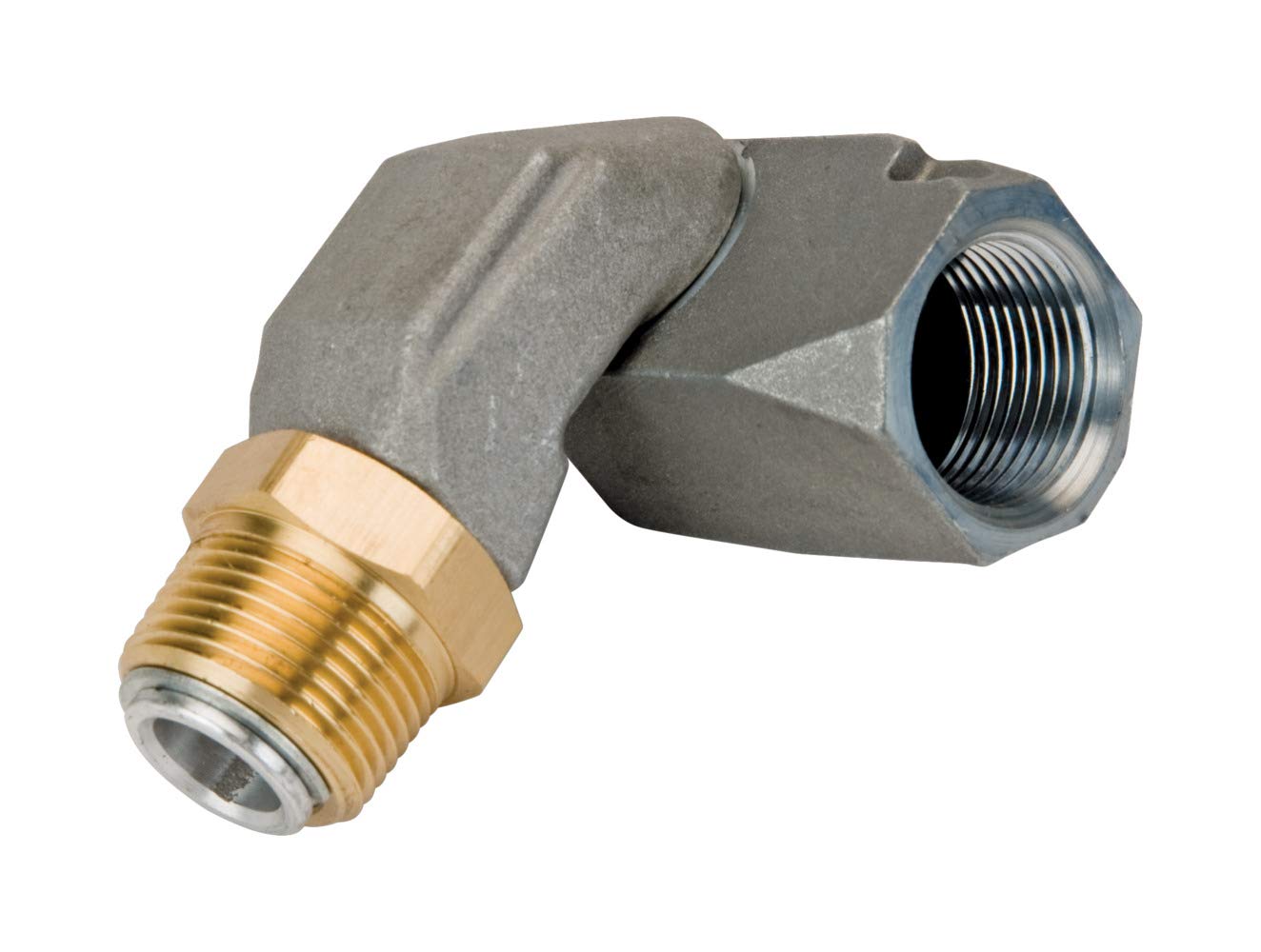 GPI Fuel Hose Multi-Plane Swivel, NPT, ¾”M X ¾”F (GPI Genuine Accessory 150400-02)