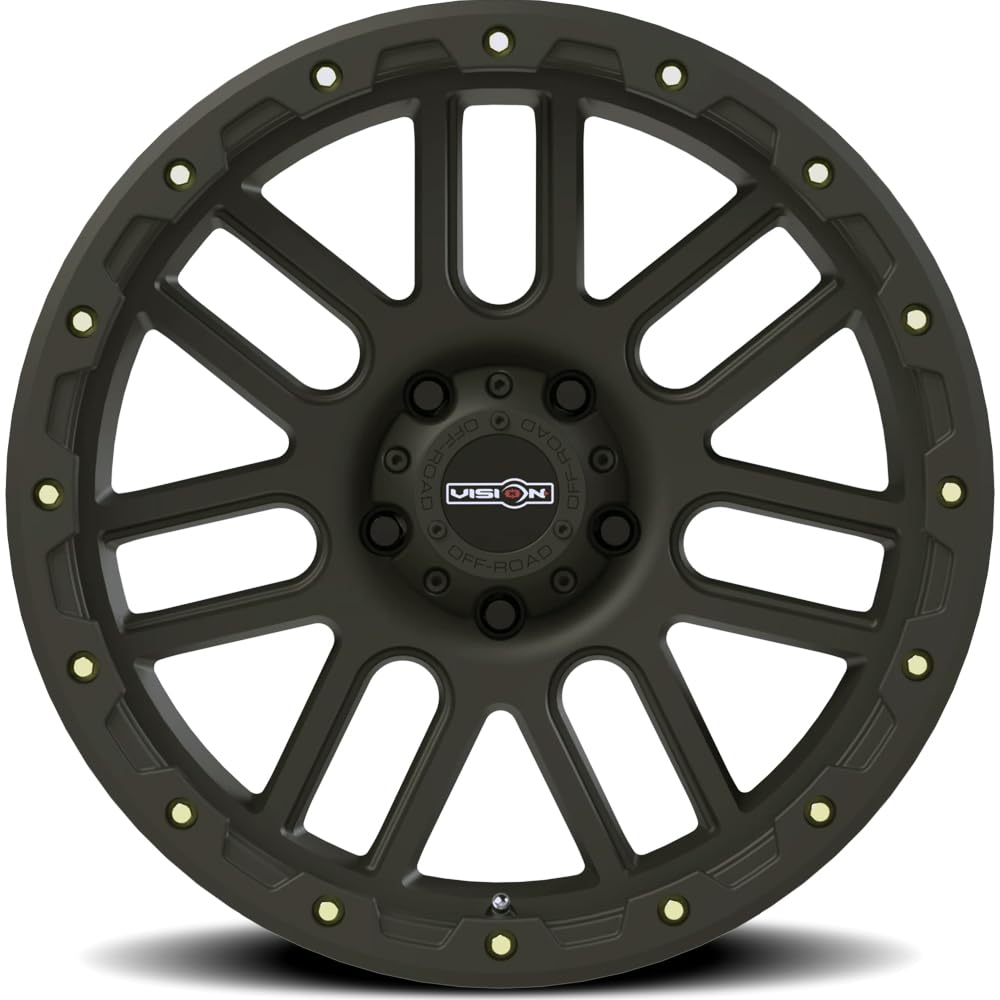 NEMESIS VISION OFF-ROAD Black Wheel with Matte (0 x 9. inches /5 x 139 mm, -12 mm Offset)