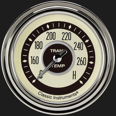 Nostalgia Classic Instruments 2 5/8" Transmission Temperature Gauge NT327SLC