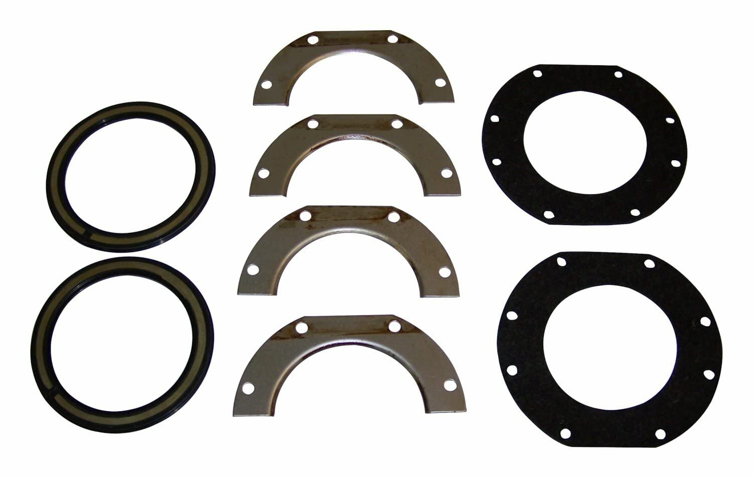 Steering Seal Kit Crown Automotive J0908226, Black, Silver