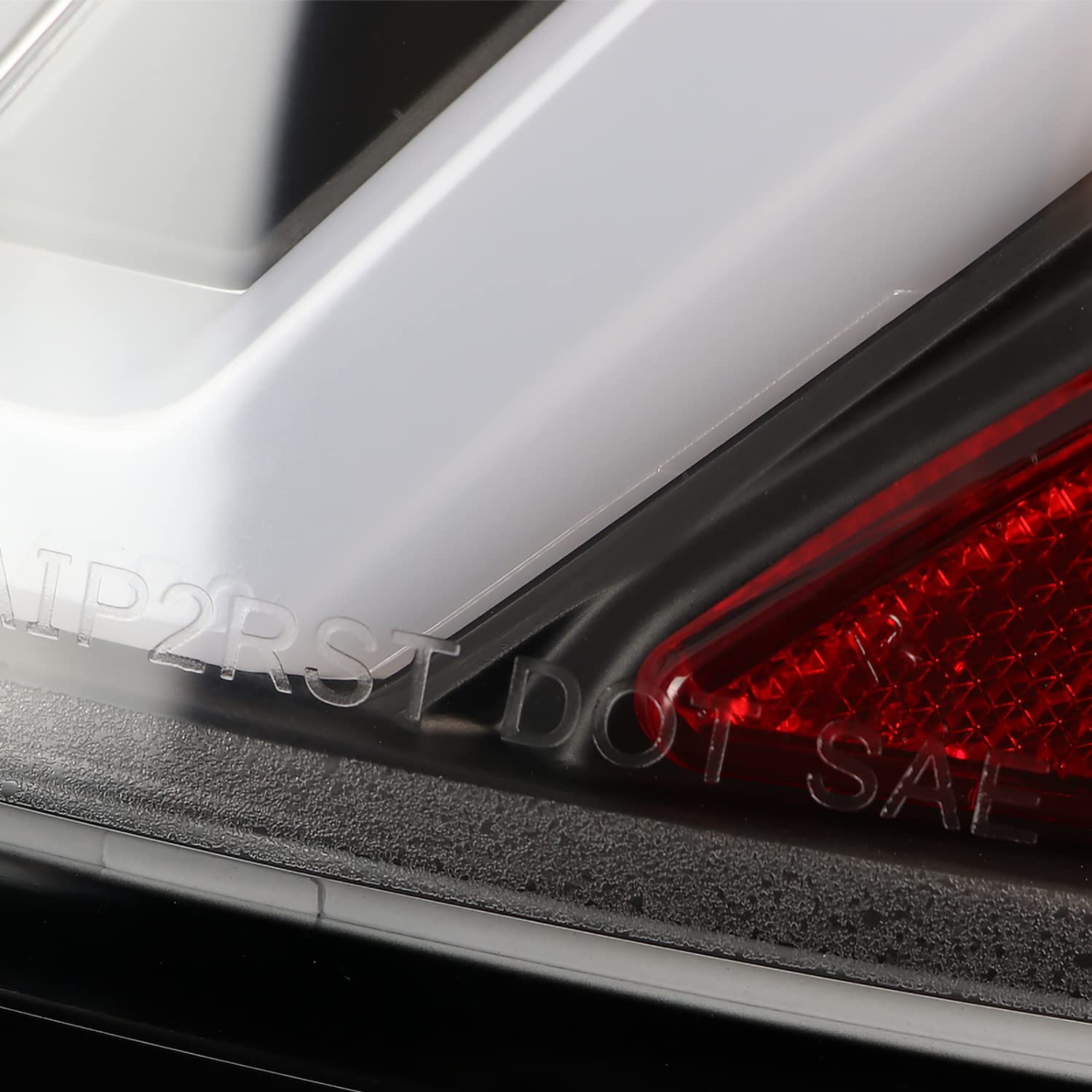 Black LED Bar Tail Lights SPEC-D TUNING Compatible with 2010-2012 Ford Fusion, Left + Right Pair Assembly