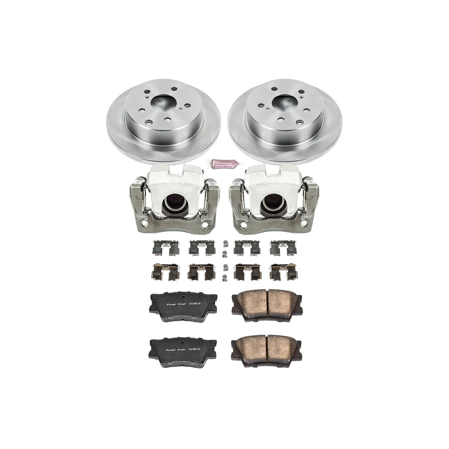 Power Stop KCOE4671 1-Click OE Replacement Brake Kit with Calipers For Toyota RAV4 Autospecialty 2006-2012 [Model Specific]