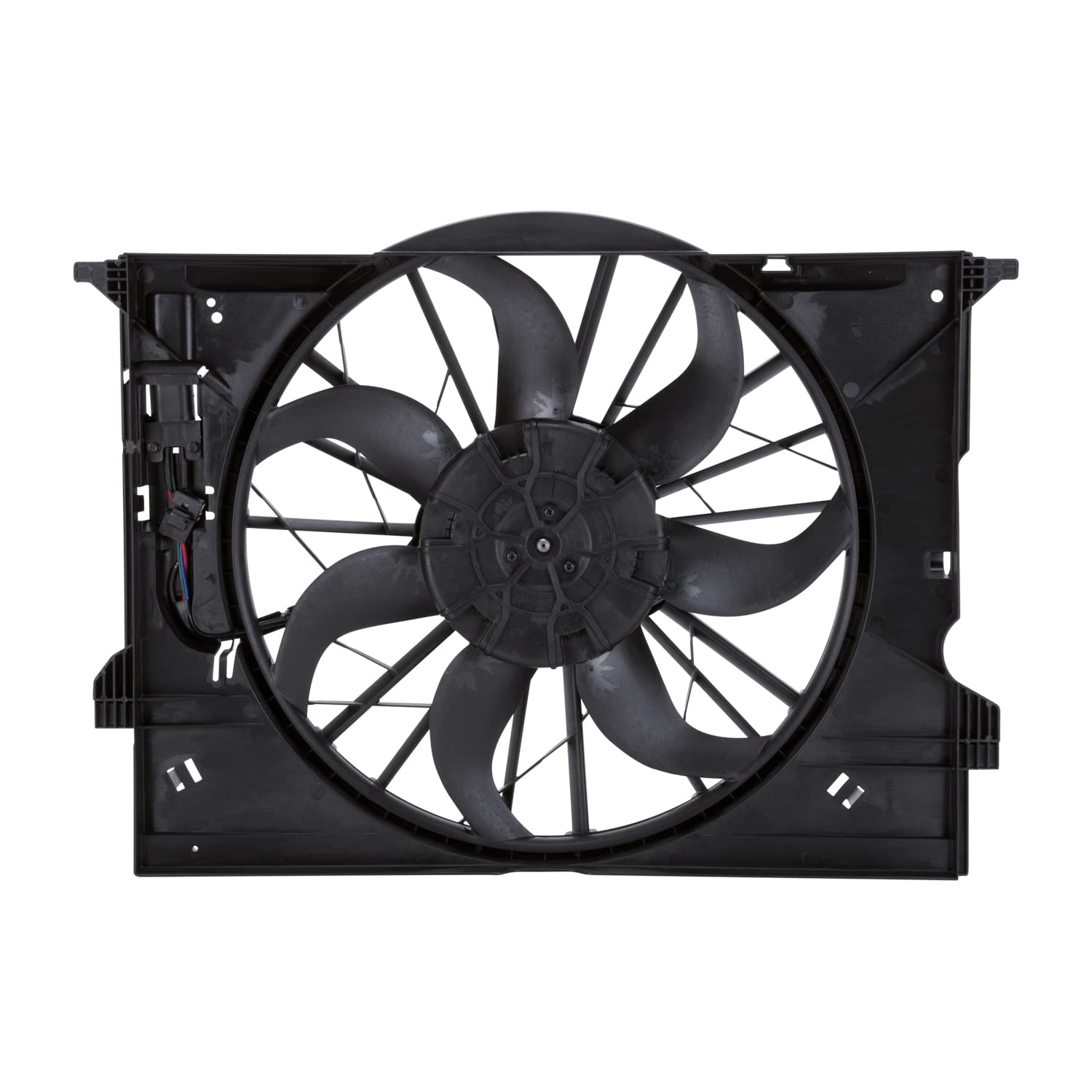 MERCEDES-Benz TYC 621510 Compatible Replacement Cooling Fan Assembly, Black