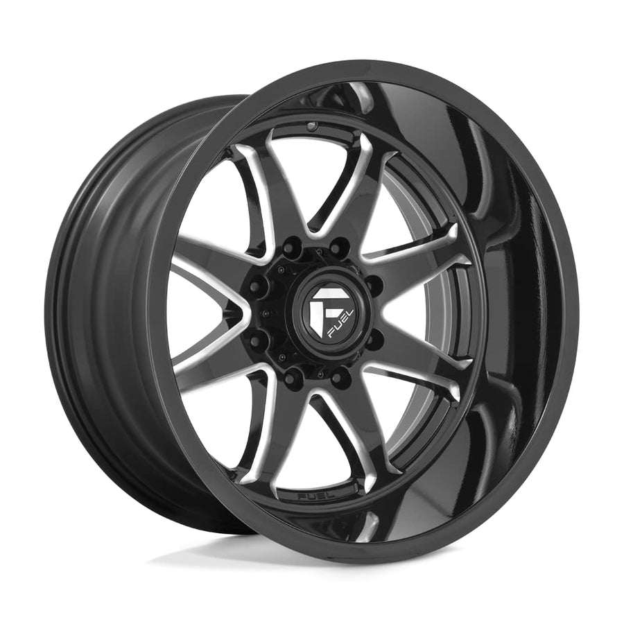 1PC Fuel D749 22X10 8X170 GL-BLK-MIL -18MM - D74922001747