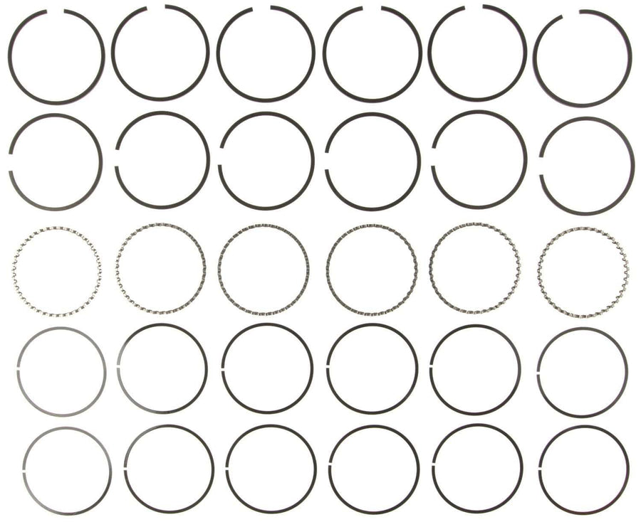 Mahle AMC Rings 199/232/258 Engs 64-87 Buick 225 Eng 64-67 Gray Int Trk Jeep Plain Ring Set