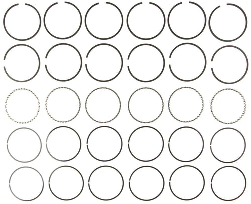 Mahle AMC Rings 199/232/258 Engs 64-87 Buick 225 Eng 64-67 Gray Int Trk Jeep Plain Ring Set