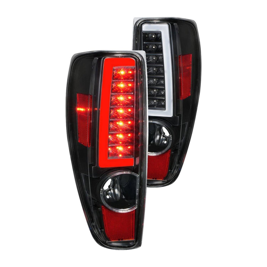 2004-2012 Chevrolet Colorado/GMC Canyon ANZO LED Tail Lights w/Light Bar Black Housing