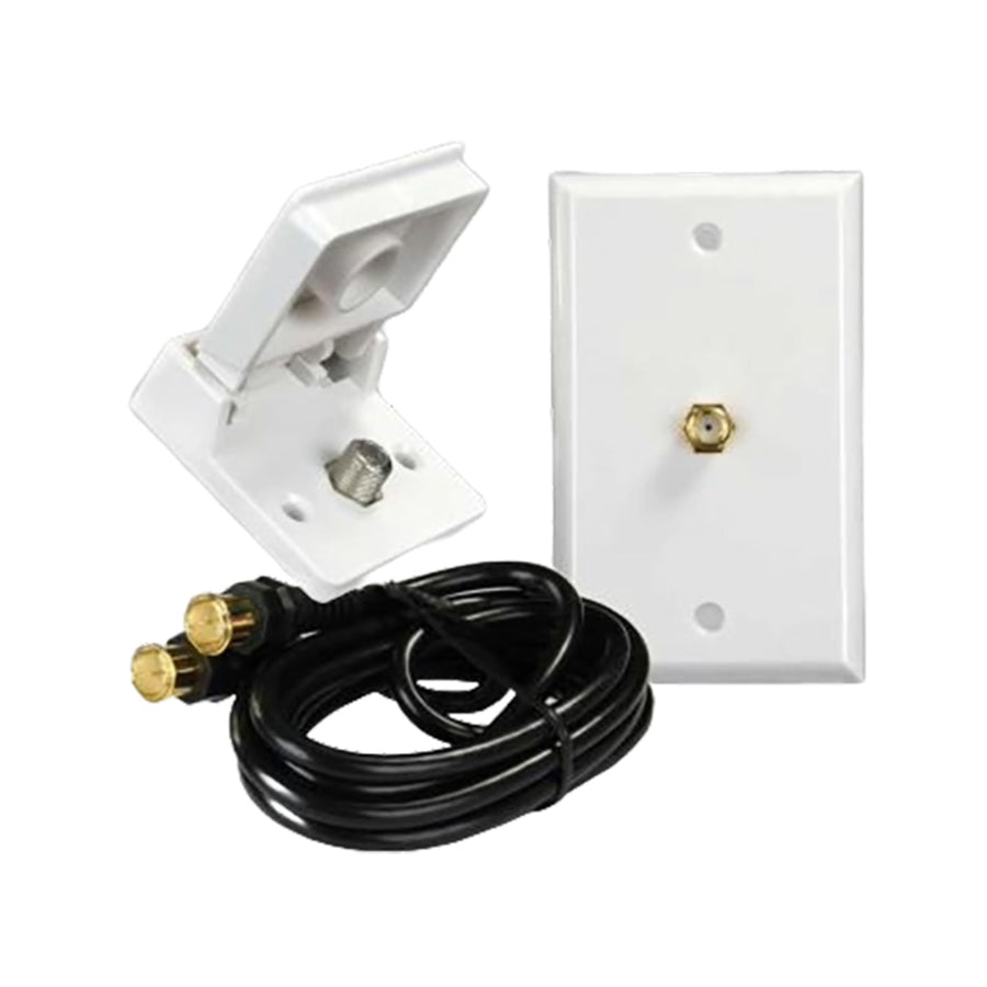 Interior/Exterior TV Installation Kit JR Products 47815, White