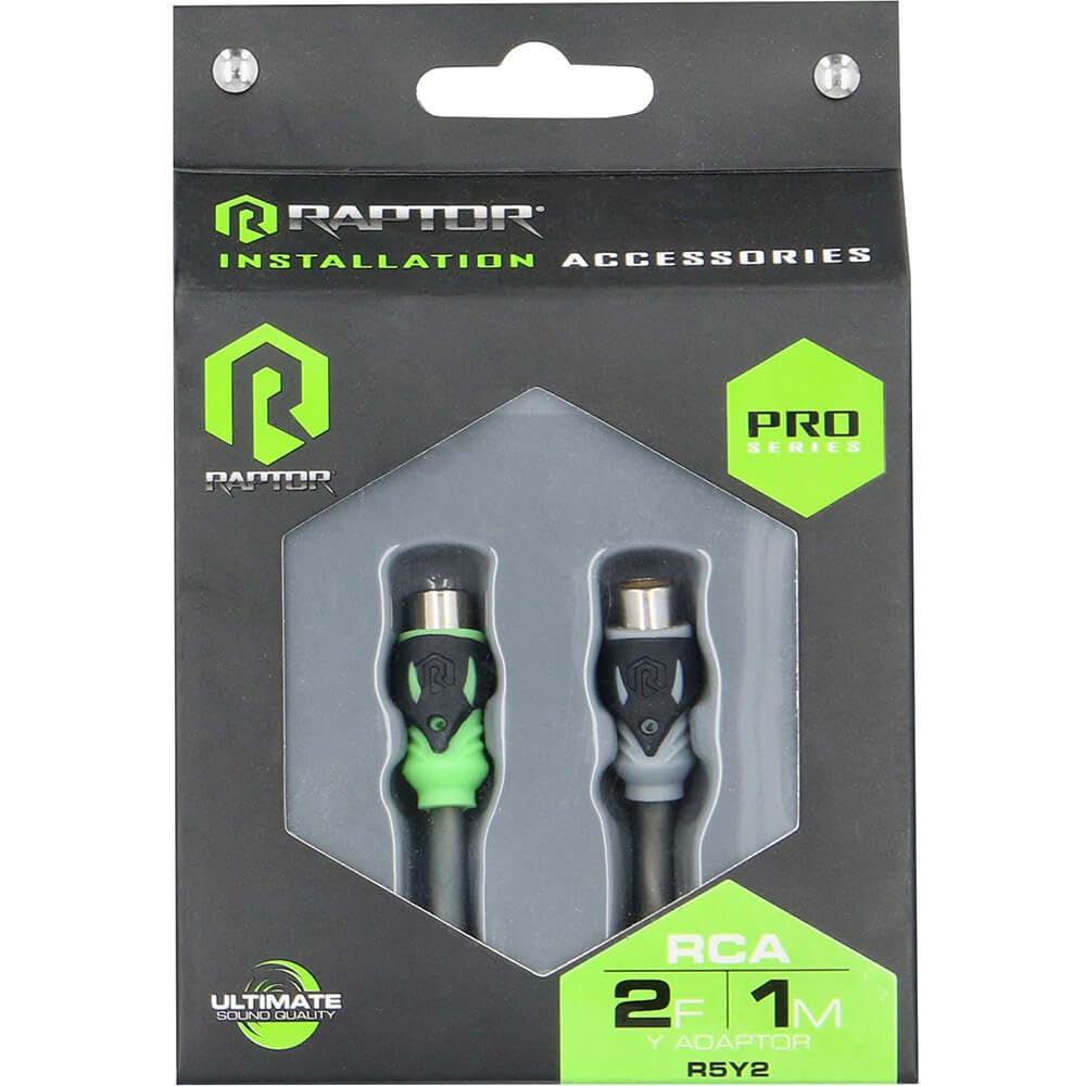 METRA ELECTRONICS RAPTOR PRO SERIES 2F/1M RCA Y-ADAPTOR