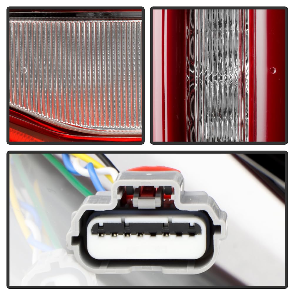 Dodge Ram 2500 Spyder (POE) 19-24 w/Blind Spot Detection Ready (No Module) Red Bezel LED Tail Light - OE Right