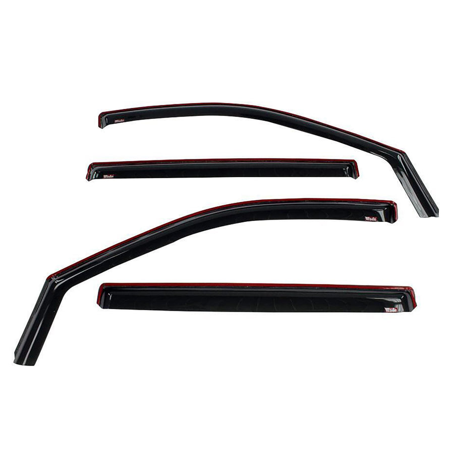 Westin Channel Wind Deflector 72-39429 4pc Smoke fits 2019-2026 Silverado Sierra 1500 2020-2026 Silverado Sierra 2500 3500 Crew Cab (Exc 2019 Silverado LD Sierra 1500 Limited)