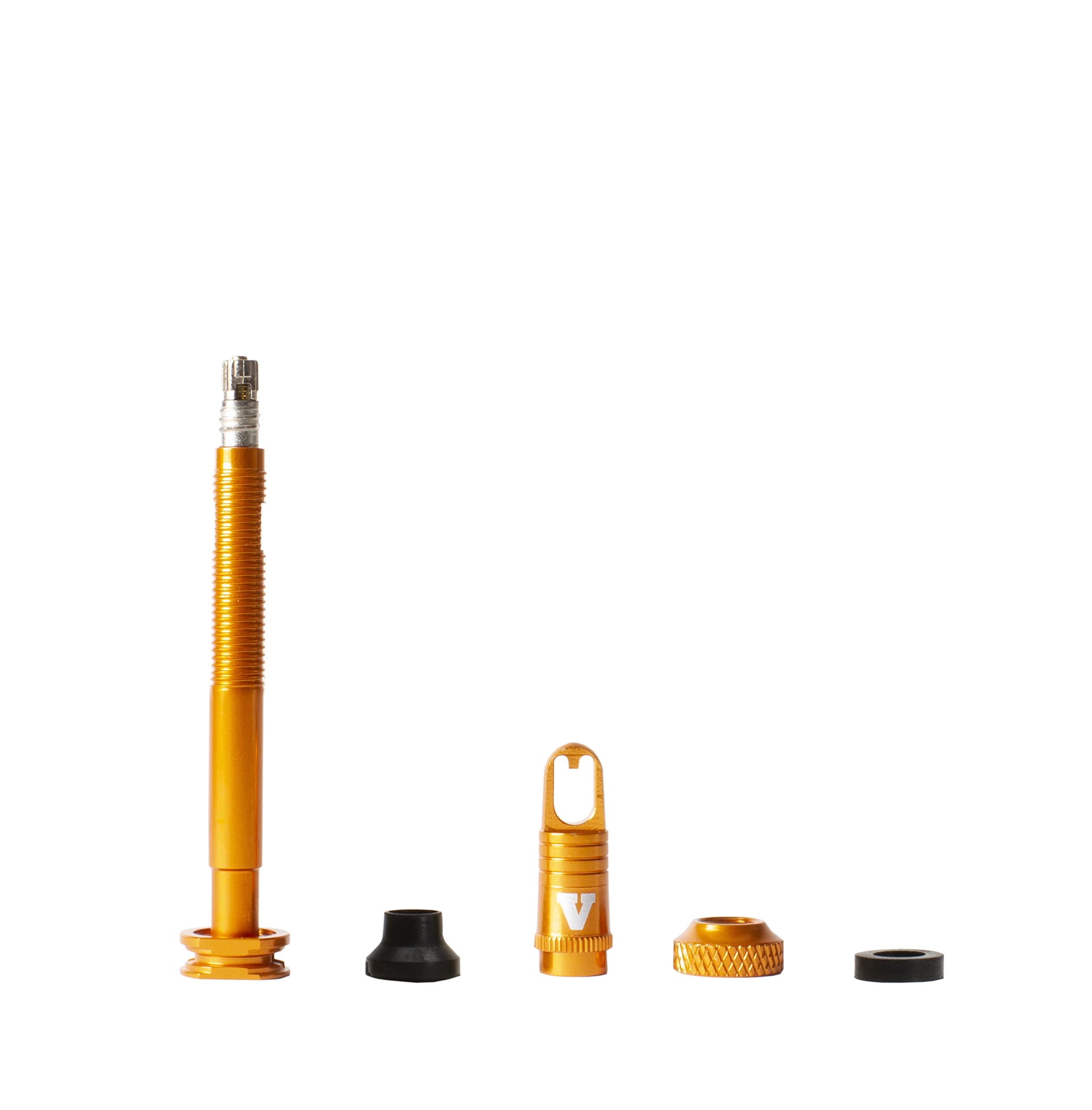 60mm TLC Tubeless Valve Stem - Orange