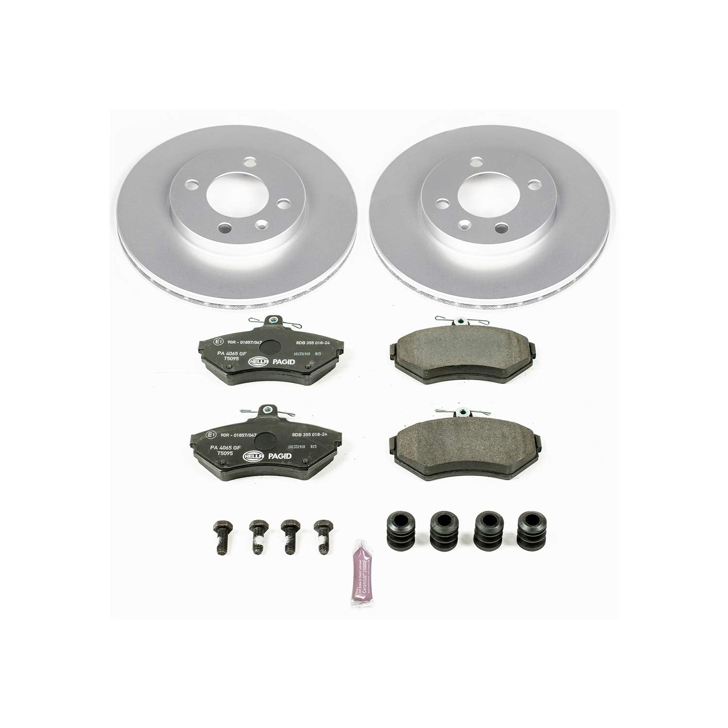 Euro-Stop Power Stop ESK374 Brake Kit Front Volkswagen