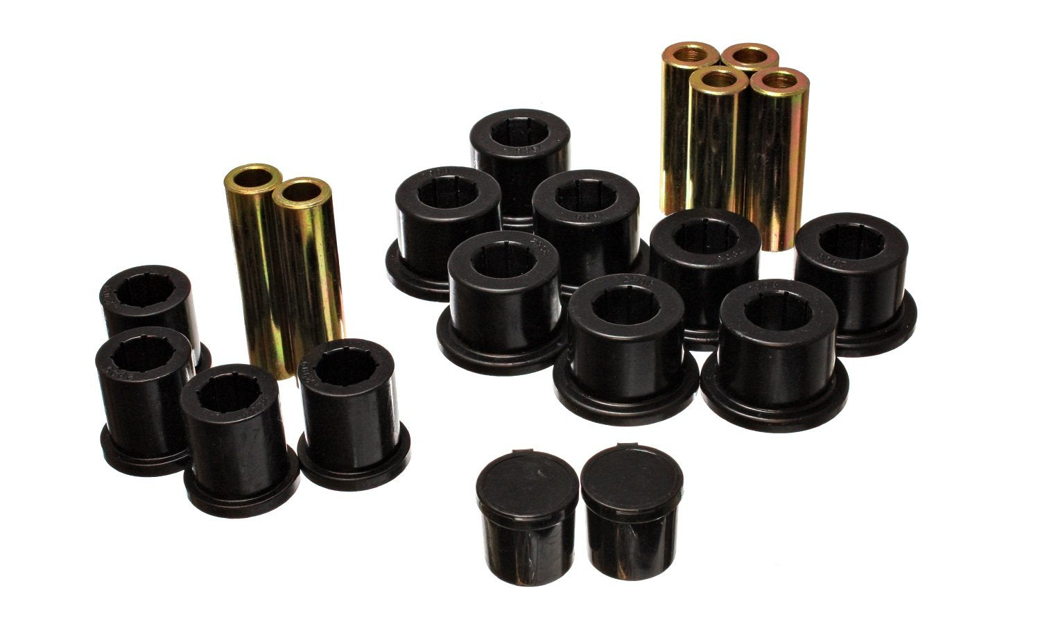 5.2118G Energy Suspension Leaf Spring Bushing Set, Black