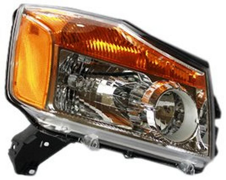 Right Headlight Assembly TYC Compatible with 2008-2014 Nissan Titan