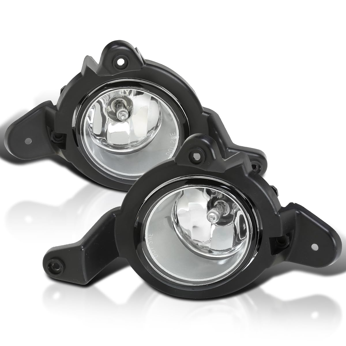 Fog Lights Spec-D Tuning Clear Lens + H11 Bulbs + Switch Included Compatible with Toyota CHR 2018-2019 L+R Pair Assembly
