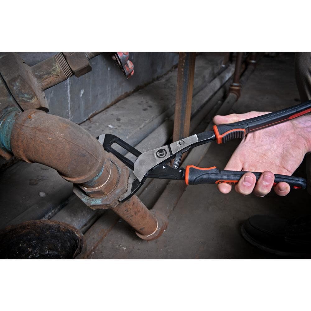 Crescent Tools - Plier, 10", Auto-Bite, T&G, Cushion Grip (RTAB10CG)