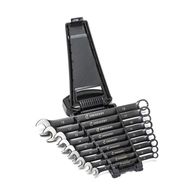 Crescent 12 Point 9 Piece Long Pattern Combination Metric Wrench Set - CCWS9BM
