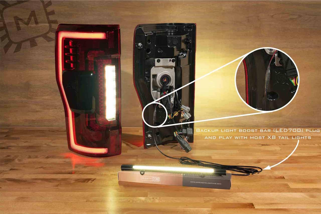 Backup Light Boost Bar: Morimoto LED700 Reverse Light