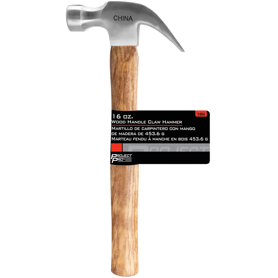 Alloy Steel Head Performance Tool 1464 with Wood Handle - Heavy-Duty Hammer for Construction, Woodworking, and Metalworking Projects