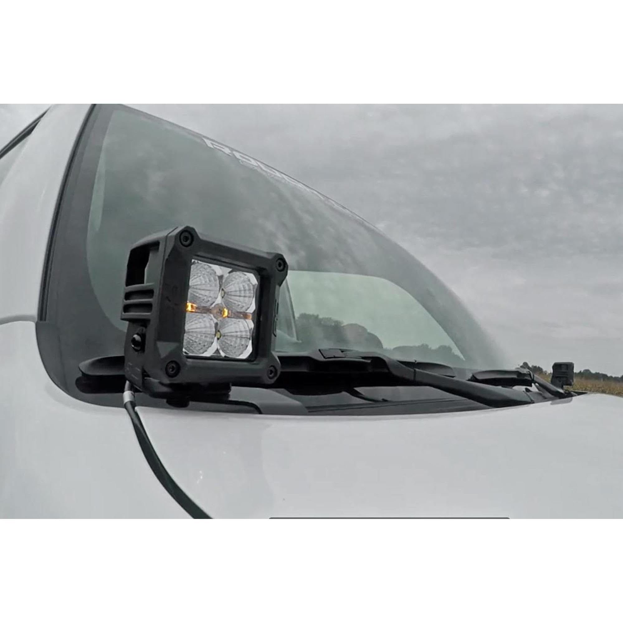 Rough Country Ditch Light Kit LED for Toyota 4Runner (2010-2024) - 80W Dual 2" Spectrum Series Lights, 9600 Lumens, Wide Flood Beam