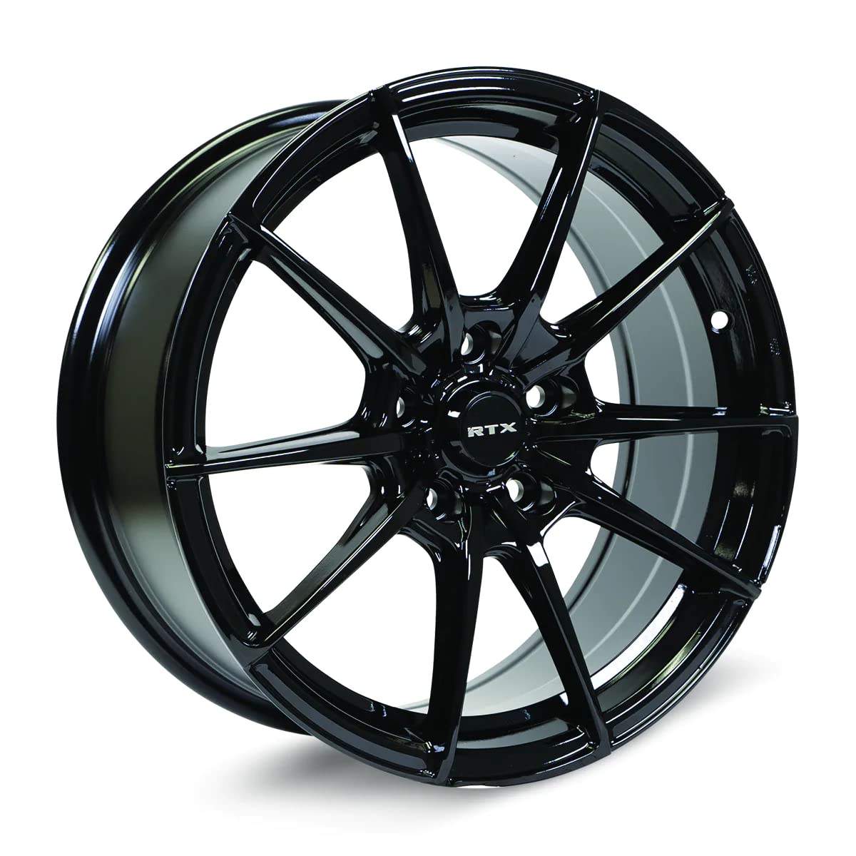 Custom RTX Wheel - 17x7.5, 40 Offset, 5x114.3 Bolt Pattern, 73.1mm Hub - Gloss Black Rim
