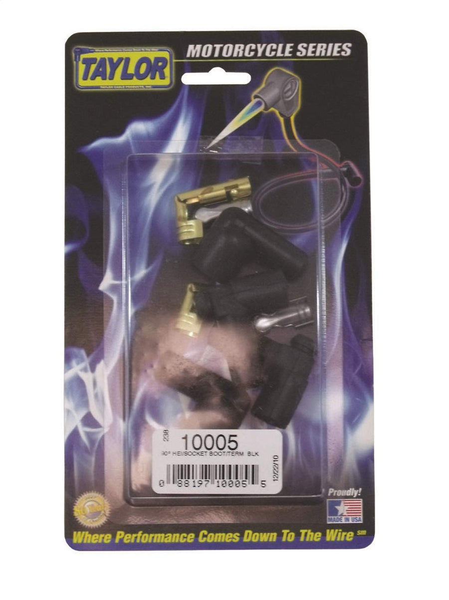 90 EVO Taylor Cable HEI/Socket Boot/Term MC Kit black