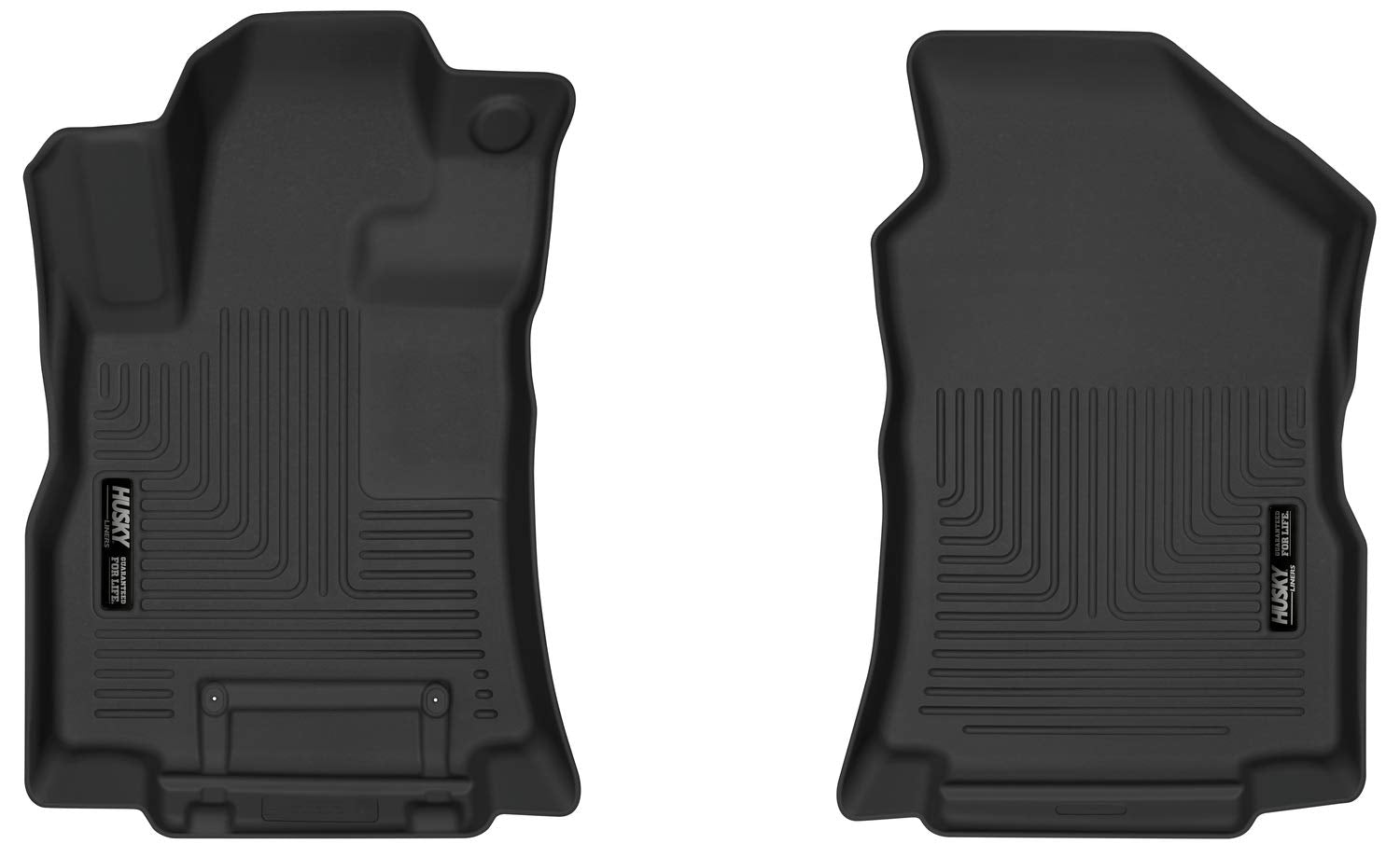 Husky Liners Floor Mats X-act Contour | Fits 2019-2025 Subaru Ascent | Front Row, 2-pc Black - 54811