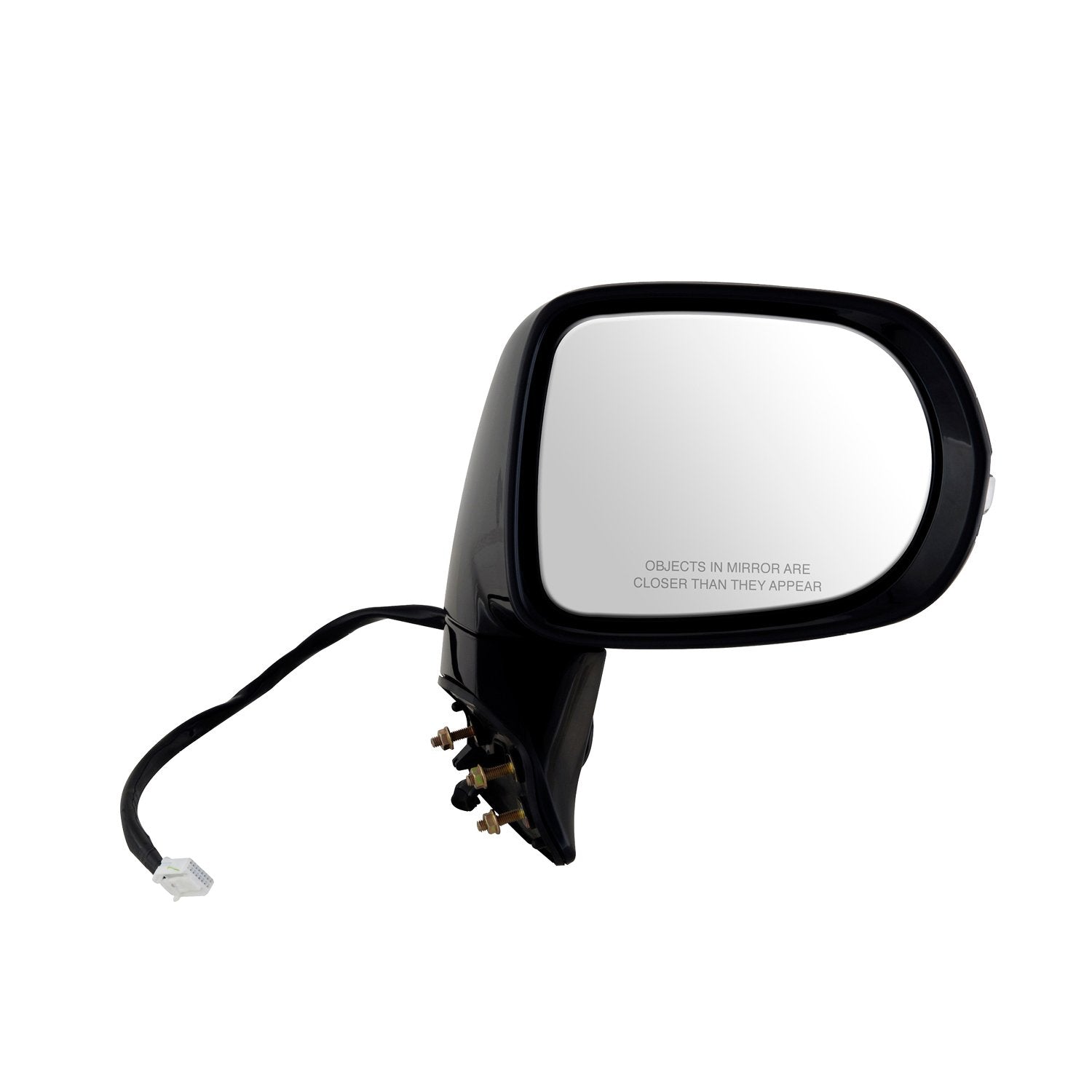Fit System Mirror Passenger Side for Lexus RX350, RX450h, Canada Built, Black, PTM, w/Turn Signal, Memory, Puddle lamp, Foldaway, w/o auto dimming, w/o Camera, Heated Power