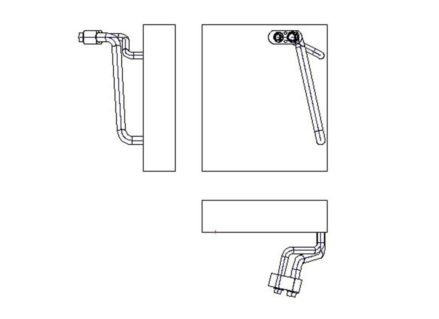Hyundai Sonata Replacement TYC 97080 Evaporator