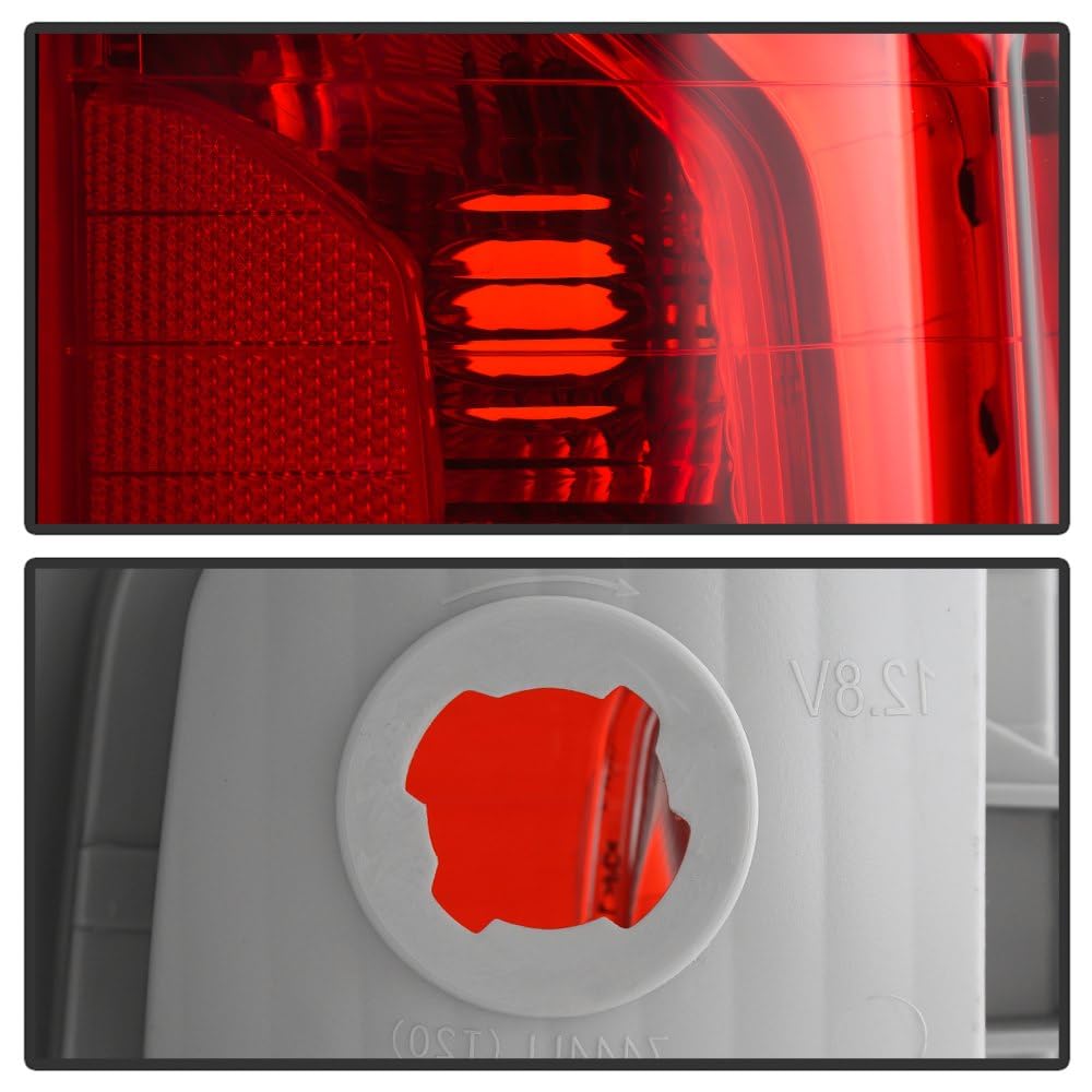GMC Sierra 14-18 Spyder (POE) Halogen Red/Clear (Non Harness) Tail Light - OE Right (Not Fit Denali)