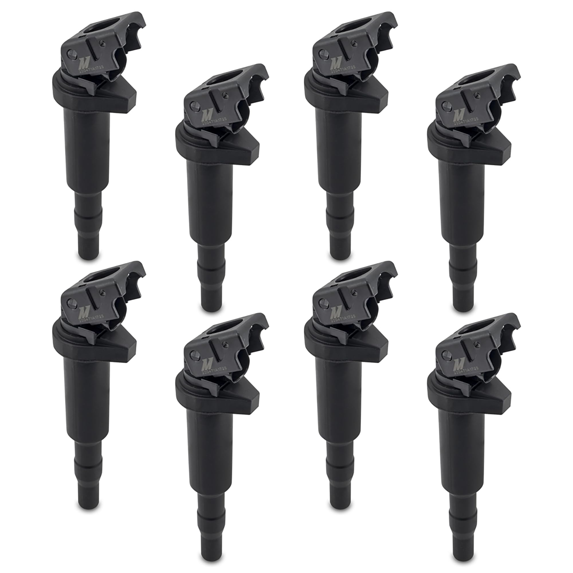 Mishimoto Ignition Coil Set of 8 Bosch Style compatible with BMW 550i 4.4L 2011-2015