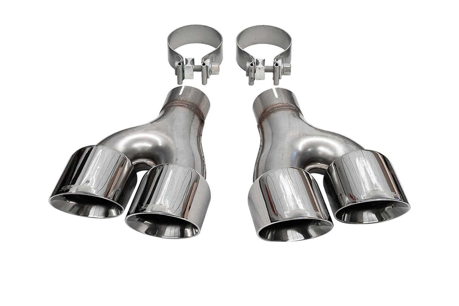 ep CORSA Performance 14068 Grand Cherokee Twin 2.5in Inlet / 4in Outlet Polished Pro-Series Tip Kit