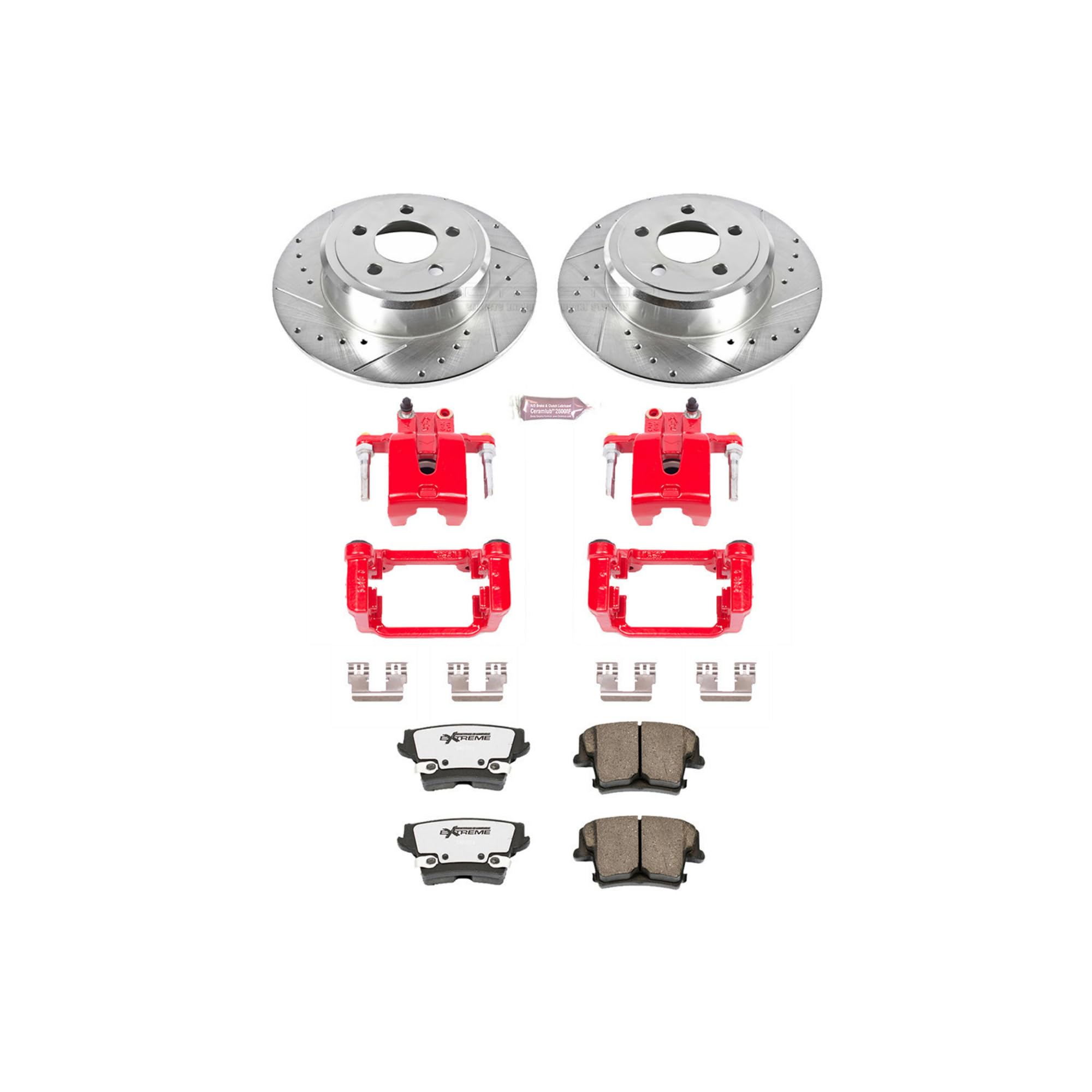 Power Stop Rear KC1719-26 Z26 Street Warrior Brake Kit Chrysler Dodge
