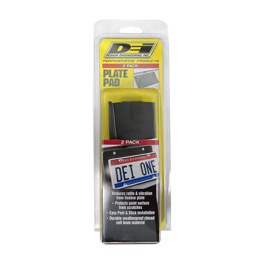 License Plate Pad Design Engineering (Black)