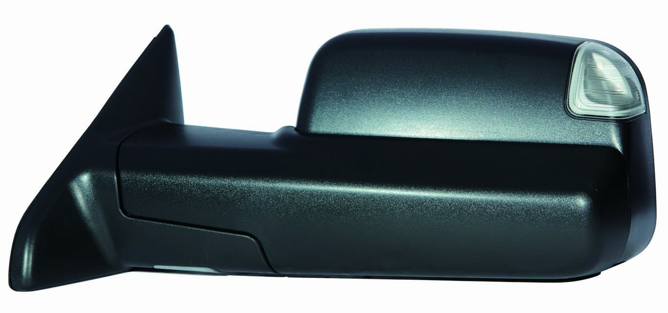 Dodge RAM 1500/2500/3500 Driver Side DEPO 334-5419L3EFH1 Textured Heated Power Towing Mirror with Turn Signal, Puddle Lamp