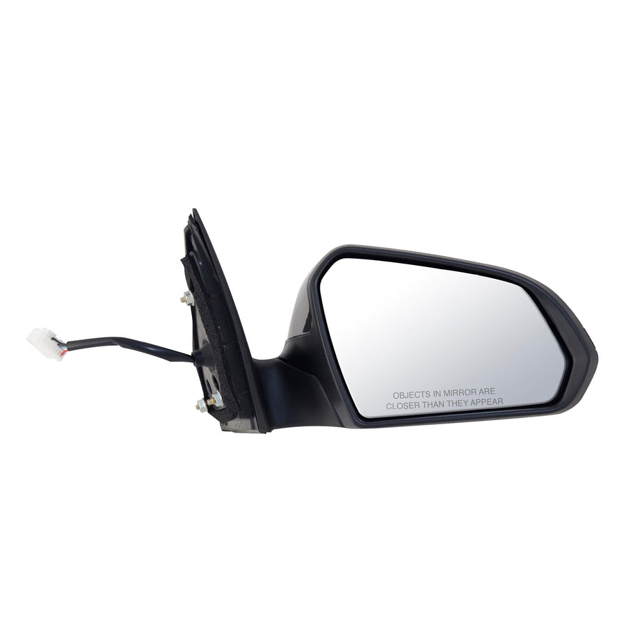 Passenger Side Mirror Fit System 65547Y for Hyundai Sonata, Eco, Textured Black w/PTM Cover, w/Turn Signal, Foldaway, w/o spot Mirror, w/o Memory, Heated Power