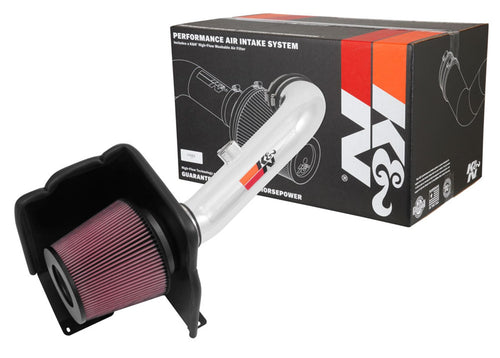 K&N Cold Air Intake System: High-Flow Air Filter, Towing & Increase Performance: Compatible with 2017-2019 Chervolet/GMC: Silverado, Sierra, 77-3101KP