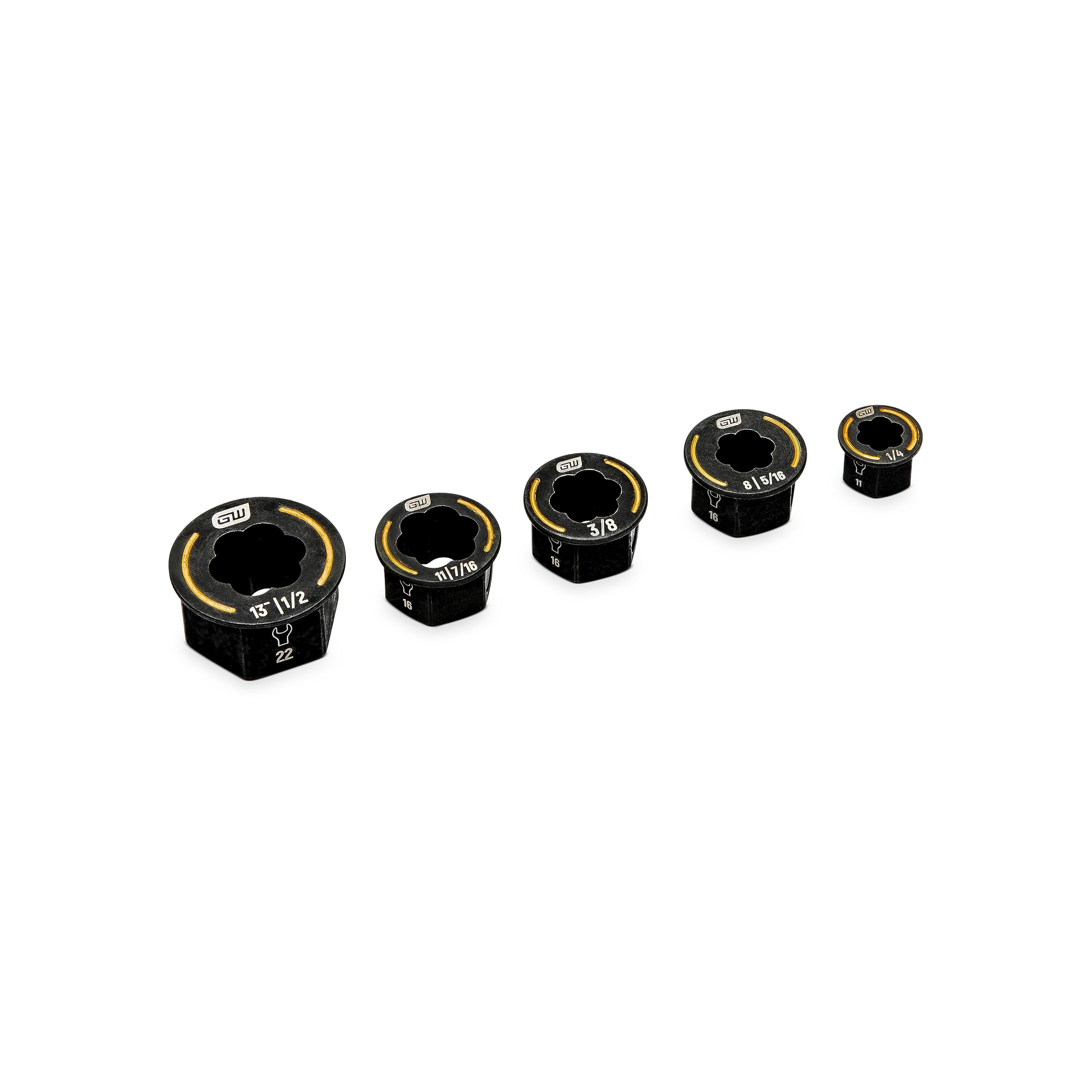 5 Piece GEARWRENCH Bolt Biter SAE Wrench Insert Set - 86190