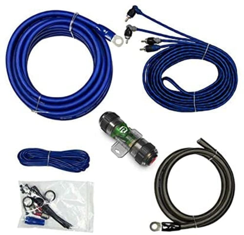 MID SERIES RAPTOR BY METRA ELECTRONICS 950W 4 AWG AMP KIT WITH RCA CABLE - R4A4