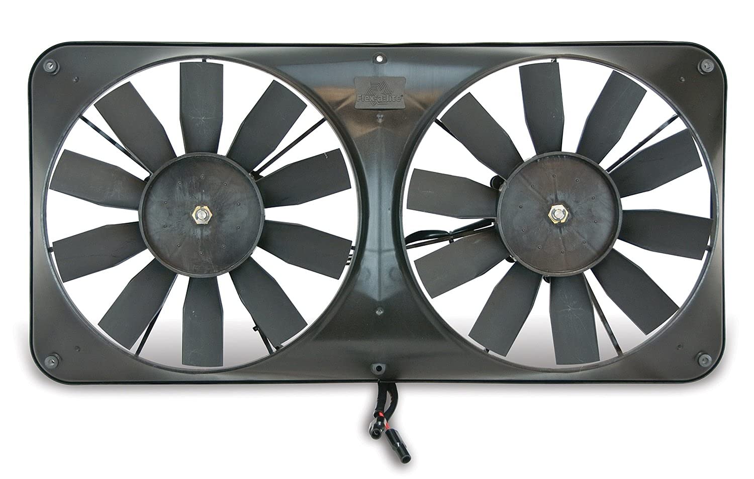 330 Flex-a-lite Compact Black 11" Dual Electric Engine Cooling Reversible Fan Kit