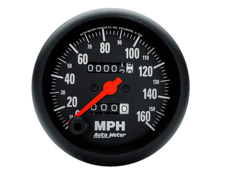 AUTO METER Z-Series 2694 in-Dash Mechanical Speedometer 3.375 in.