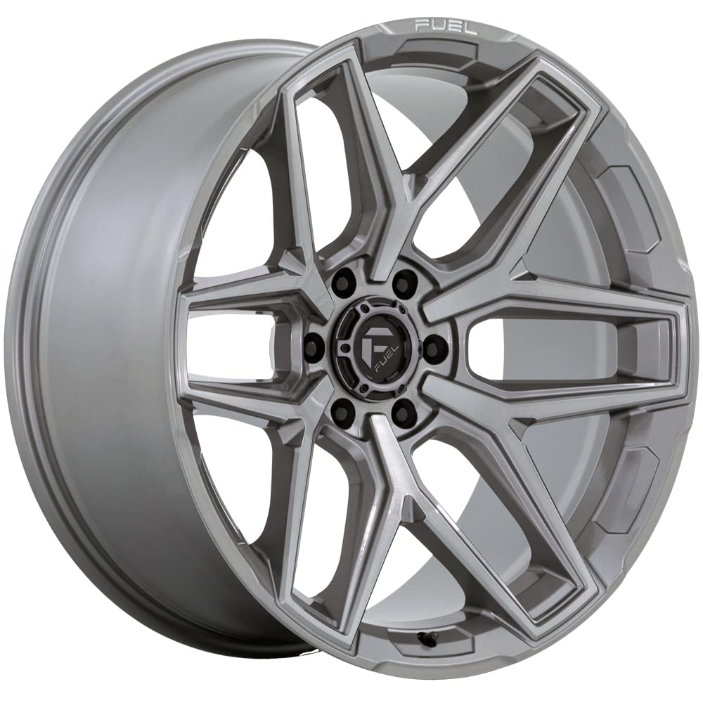 Fuel D854 20x9 Flux 6x4.5" +20mm Platinum Wheel Rim 20" Inch