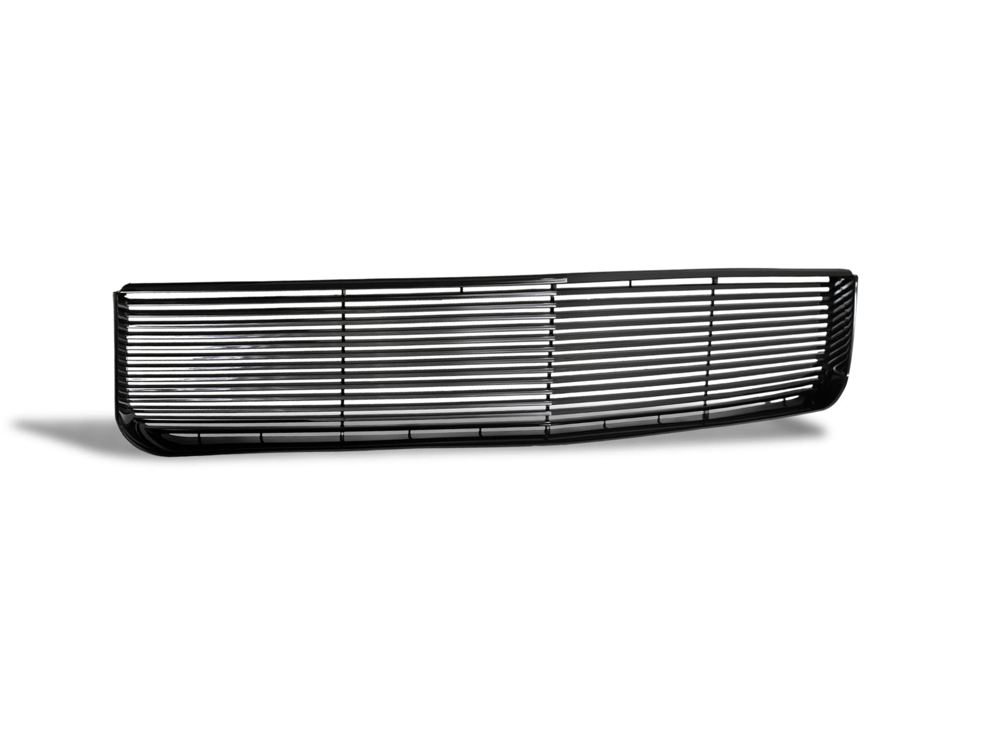 7148420 Armordillo USA Horizontal Front Hood Grille - Gloss Black Fits 2005-2009 Ford Mustang