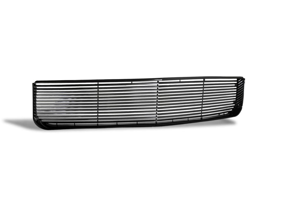 7148420 Armordillo USA Horizontal Front Hood Grille - Gloss Black Fits 2005-2009 Ford Mustang