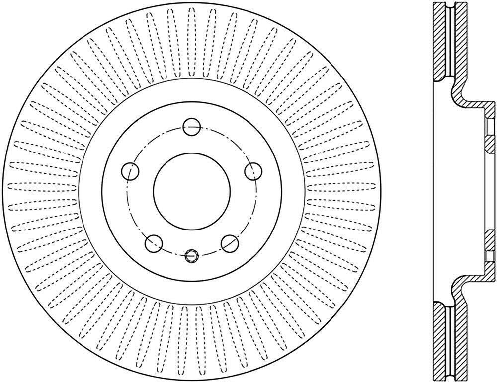 Premium Centric Parts 120.61108 Brake Rotor