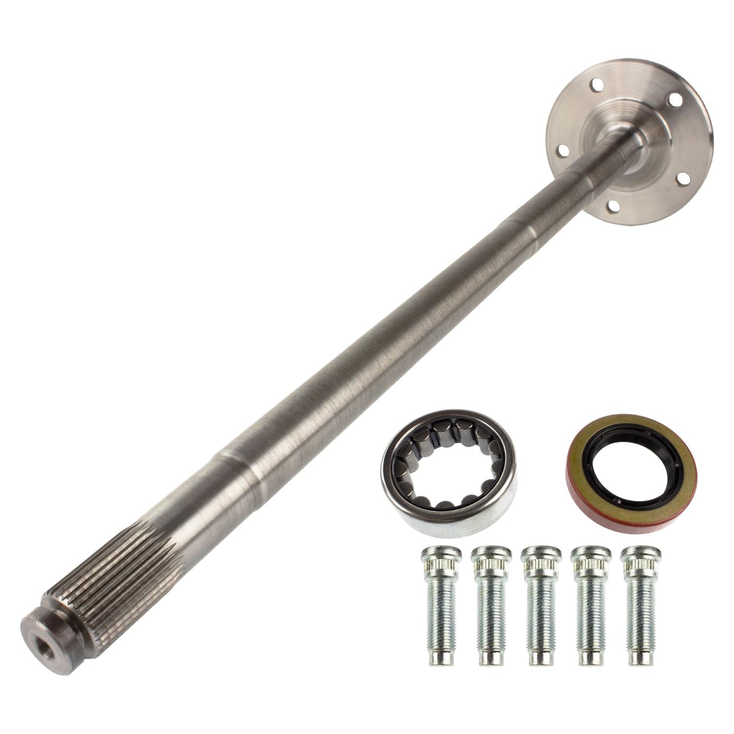 TEN Factory Spline Drive MG25103 Bolt Pattern Axle Shaft Assembly for Ford 8.8, 31 Spline Details Right - Fits Ford Bronco, F-150, E-150,/Econoline Replaces 92-23325, E7TZ4234A, PA5435A, YC2Z4234CA