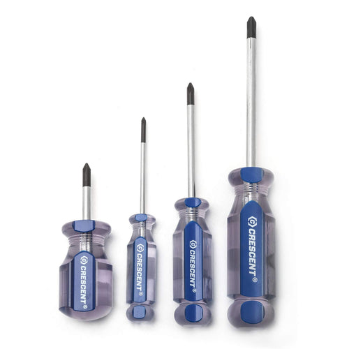 4 Pc. Crescent Phillips Acetate Screwdriver Set - CP4PCSET
