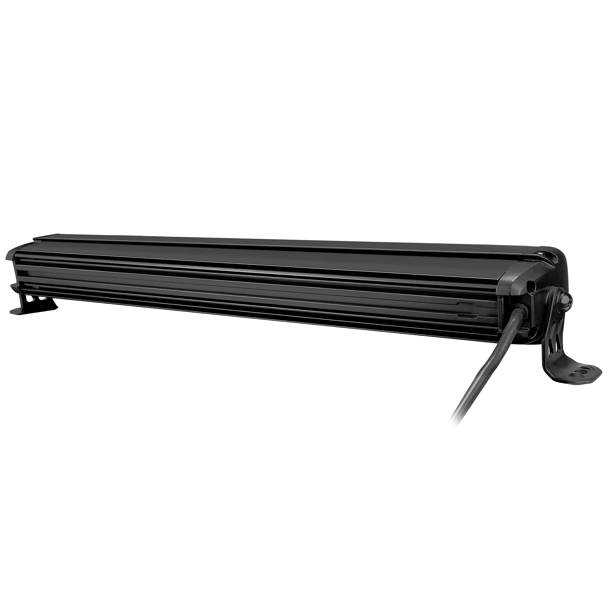 Xplor Lighting: Go Rhino Blackout Series 21.5" Double Row LED Light Bar | Side & Track Mount, Aluminum, Black | 752002111CDS